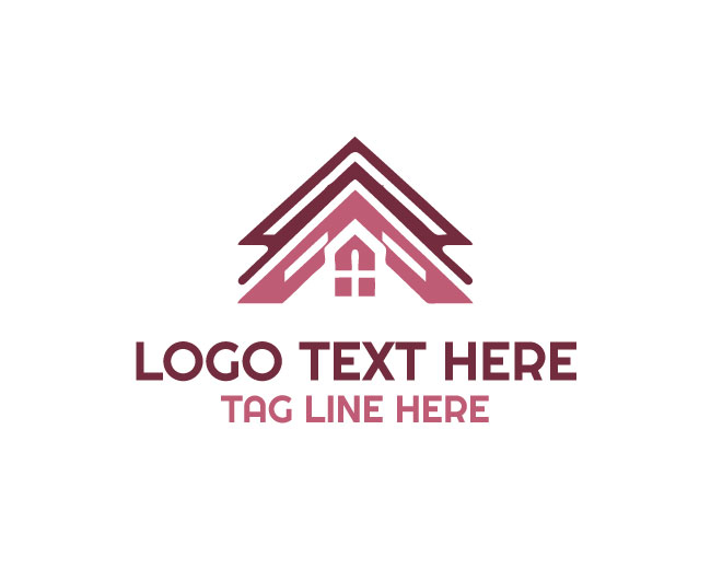 Abstract Roofing Form Logo