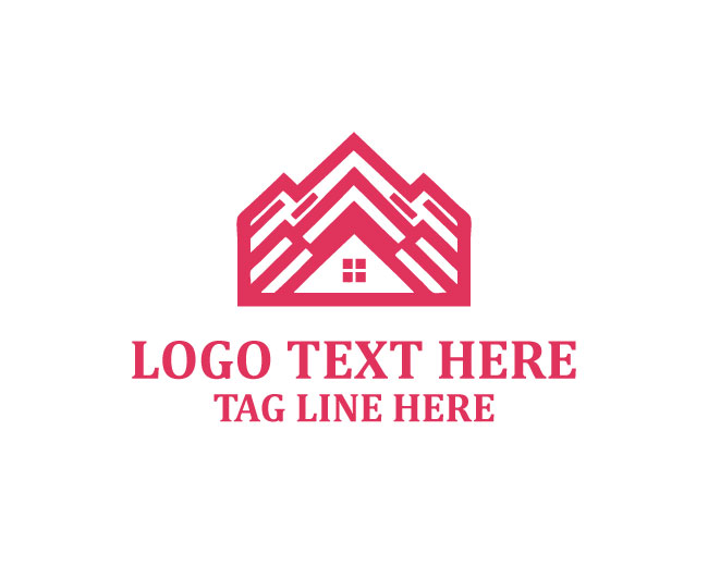  Abstract Roofing Angle Mark Logo