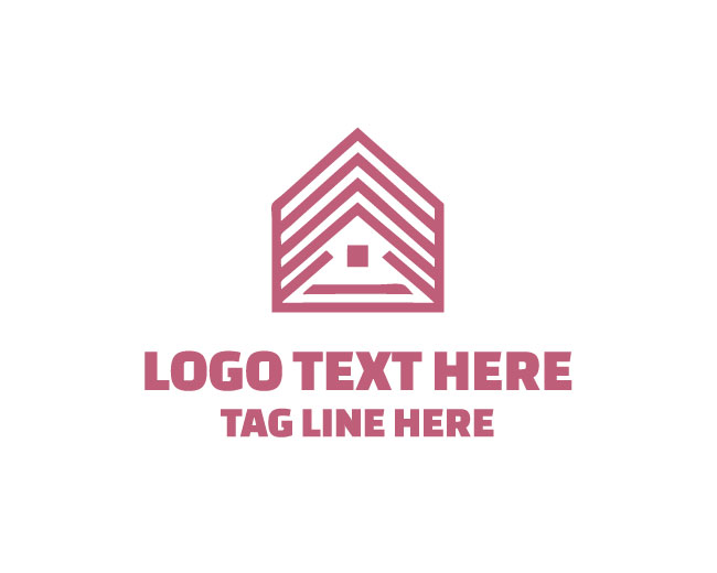 Abstract Roofing Structure Mark Logo