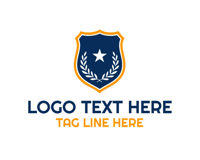 Standing Police Officer Logo