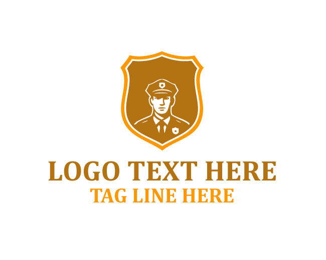 Shield Police Officer Logo
