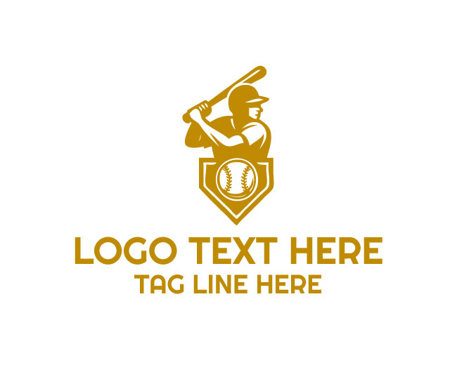 Baseball Man Logo