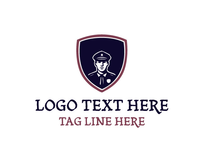 Shield Police Officer Logo