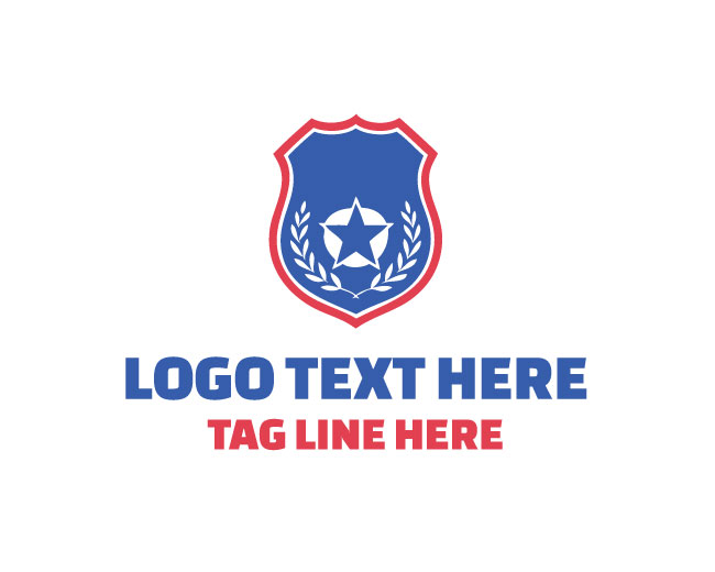 Front View Police Officer Logo