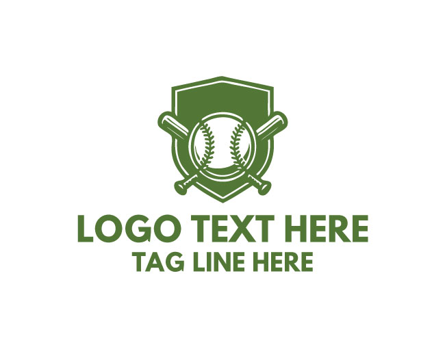 Green Baseball Logo