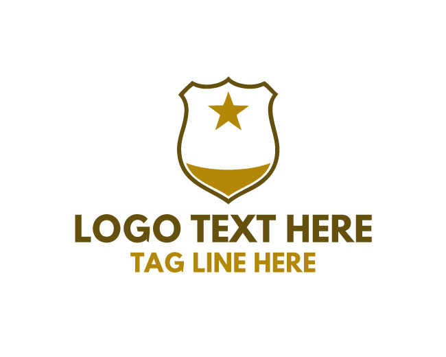 Action Police Officer Logo