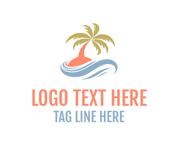Basic Palm Tree Logo