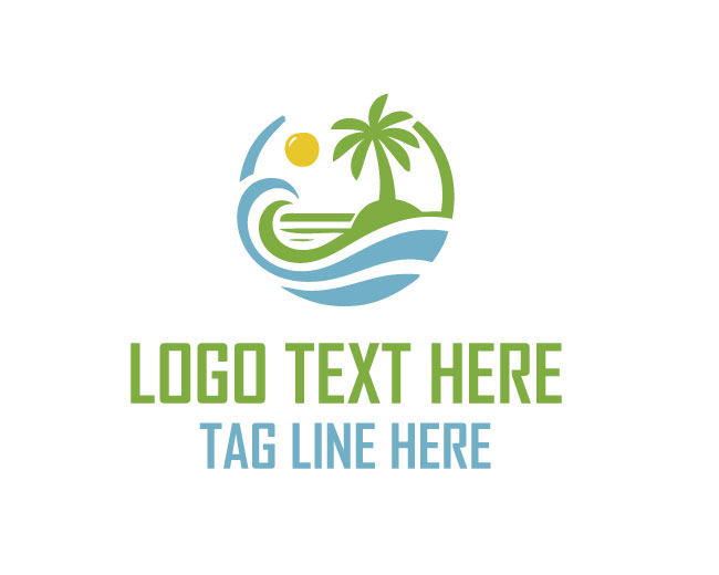 Classic Simple Palm Tree Logo