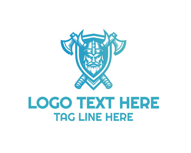  Viking axe shield  Logo