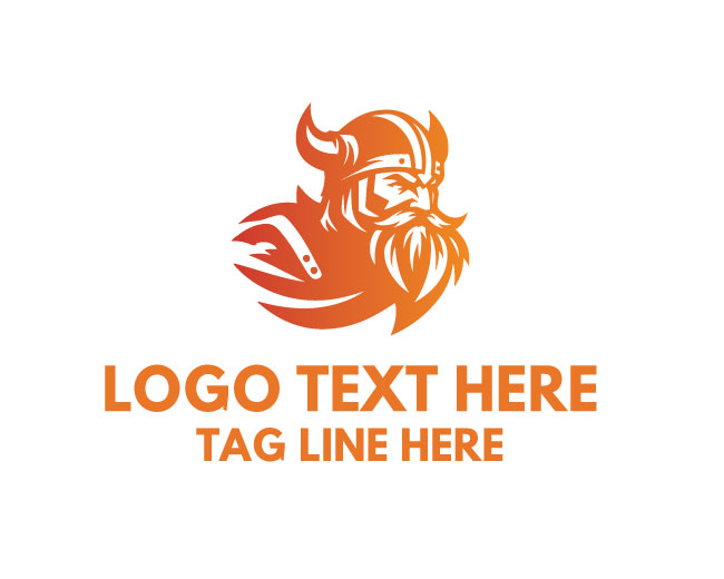 Viking Stylish Logo