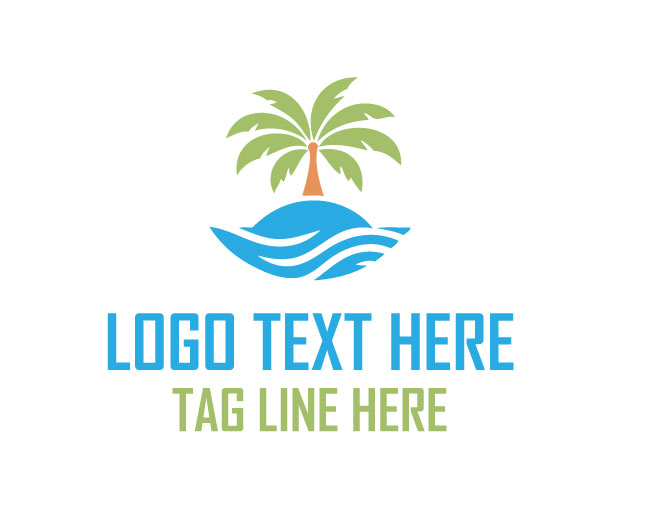 Palm Tree Lagoon Logo