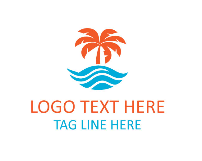 Palm Tree Shore Logo