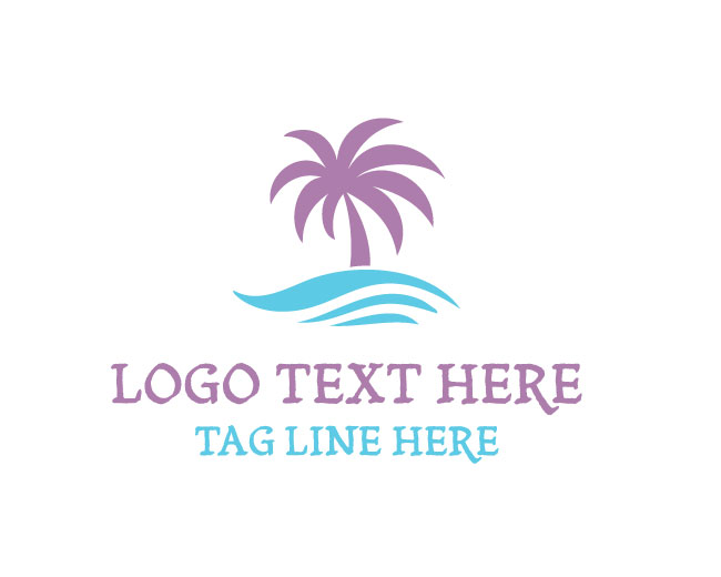 Palm Tree Cluster Logo