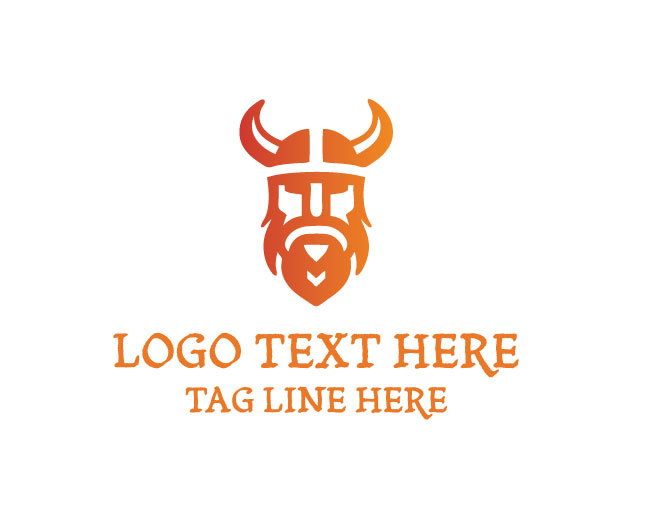 Viking mascot Logo