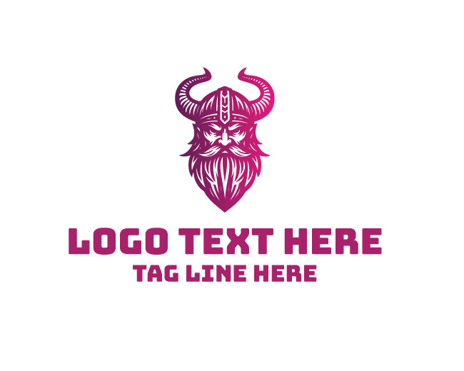 Viking War Angry Logo
