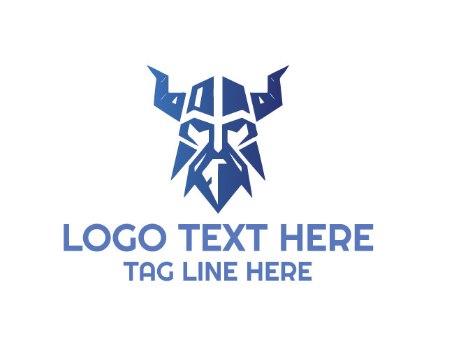 Viking Iron Blue Logo