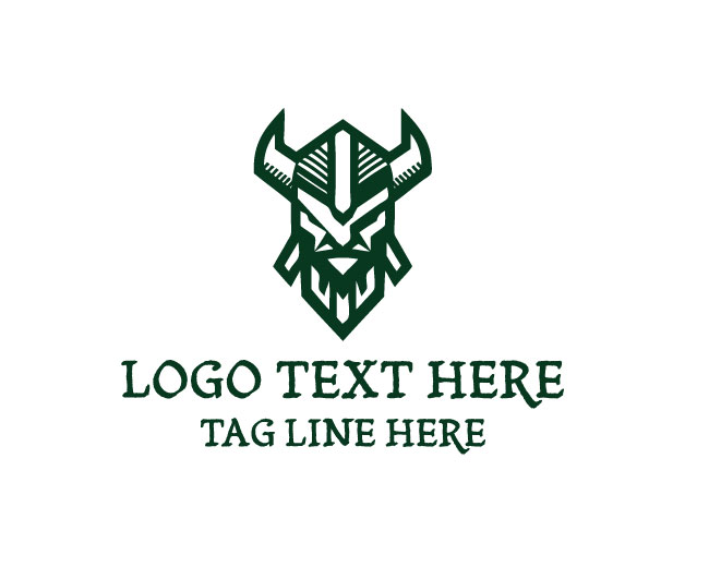 Viking War Chief Logo