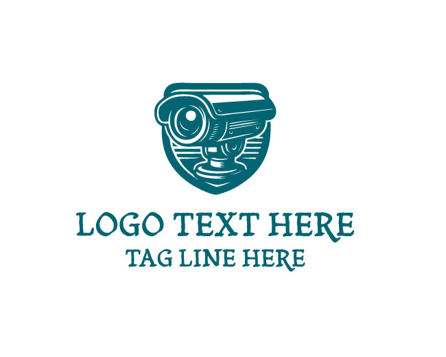 Surveillance Camera Shield Logo