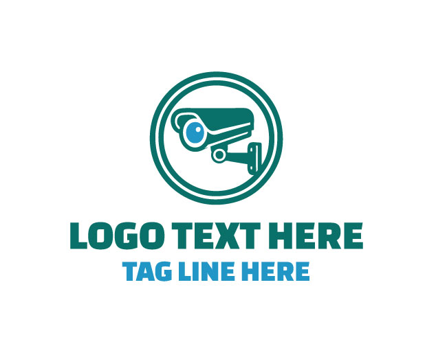 Surveillance Camera Eye Logo