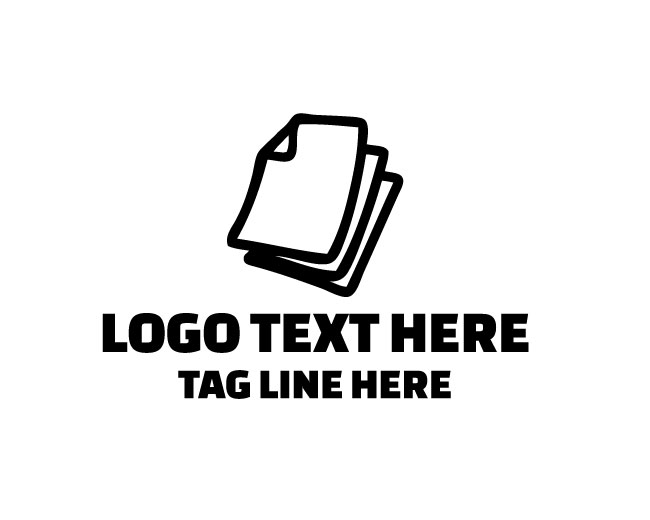 Folded Corner Paper Logo