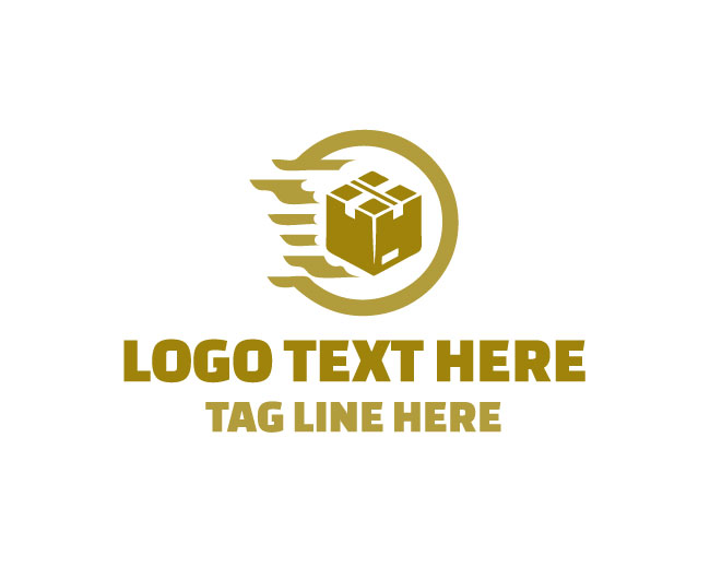 Courier Delivery Box Logo