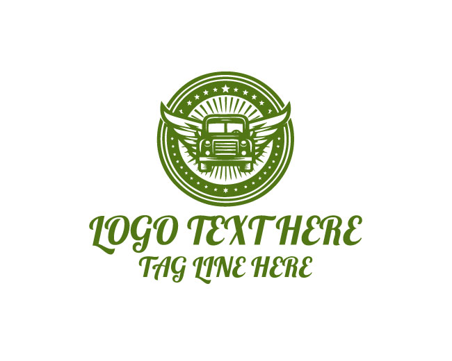 Courier Delivery Cycle Logo