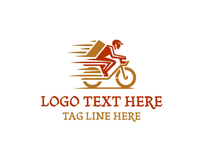 Fast Courier Runner Logo