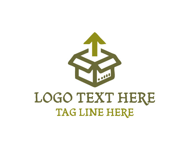 Open Courier Box Logo