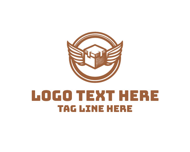 Courier Box Stack Logo