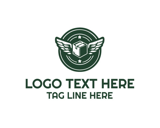 Courier Box Handle Logo