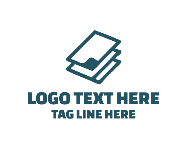 Minimal Paper Note Logo