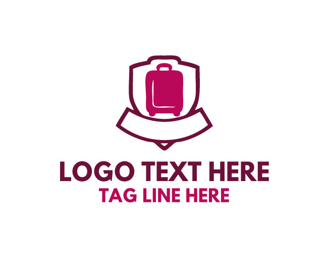 Solid Emblem Travel Bag Logo