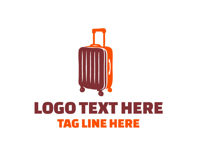 Solid Handle Travel Bag Logo