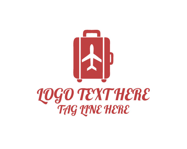 Airplane Travel Bag Logo