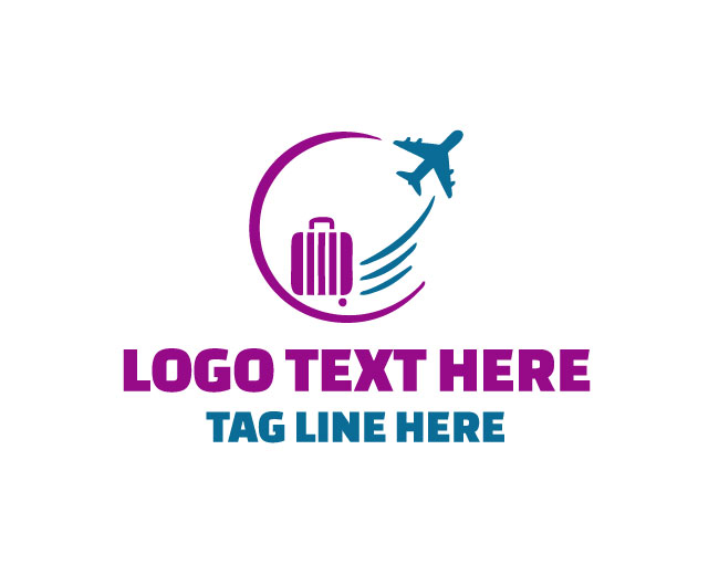 Airplane Travel Bag Logo