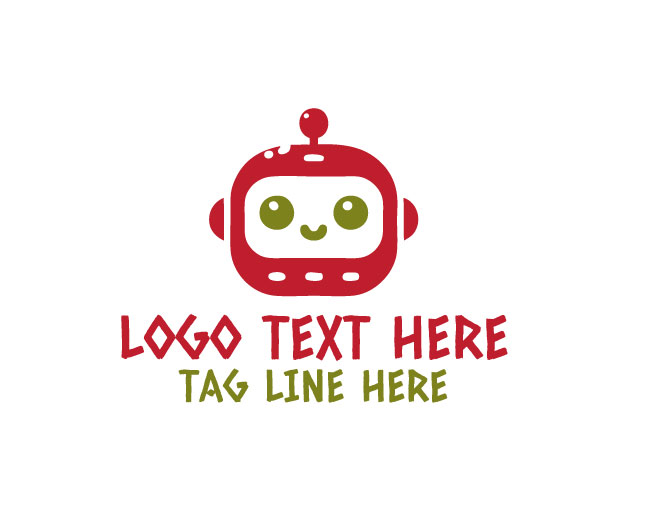 Waving Robot Logo