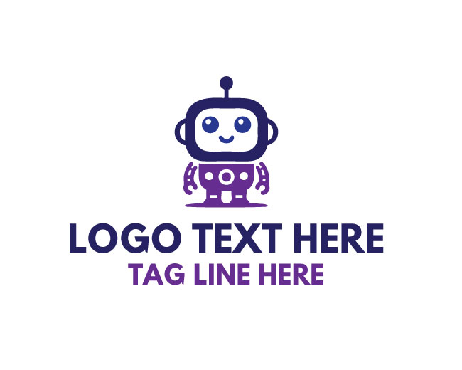 Minimal Robot Logo