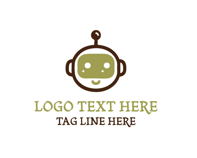 Round Robot Logo