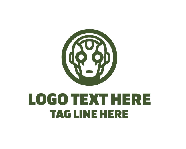 Robot Head Logo