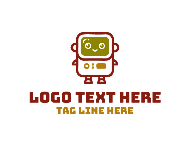 Robot Face Logo
