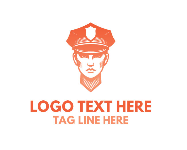 Police Officer Head Logo