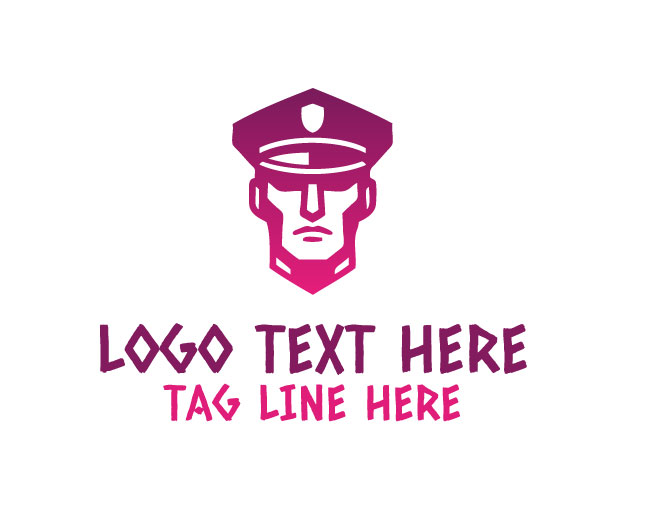Police Officer Head Logo