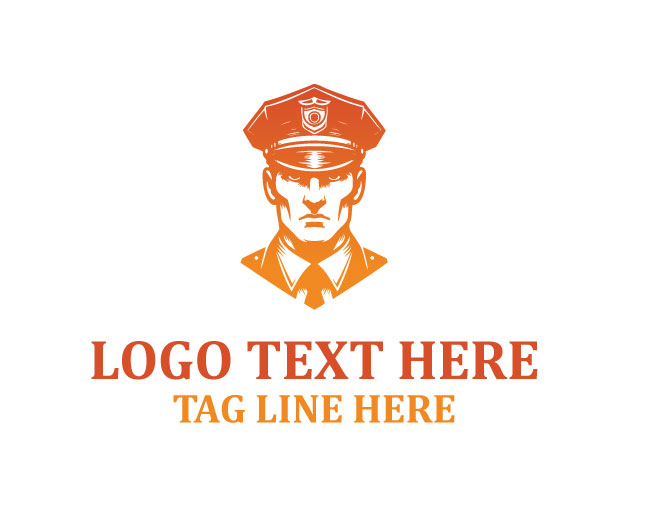 Police Officer Silhouette Logo