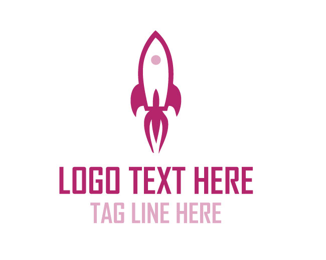 Quantum Speed Rocket Tech Logo