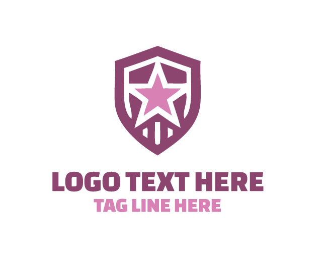 Premium Shield Star Logo