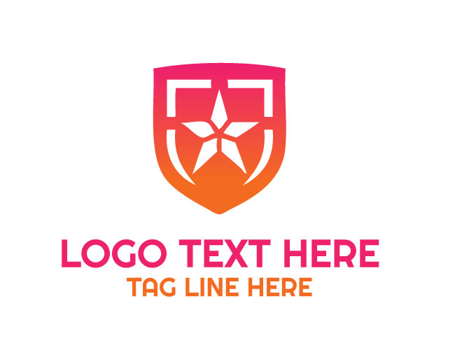 Strong Shield Star Logo