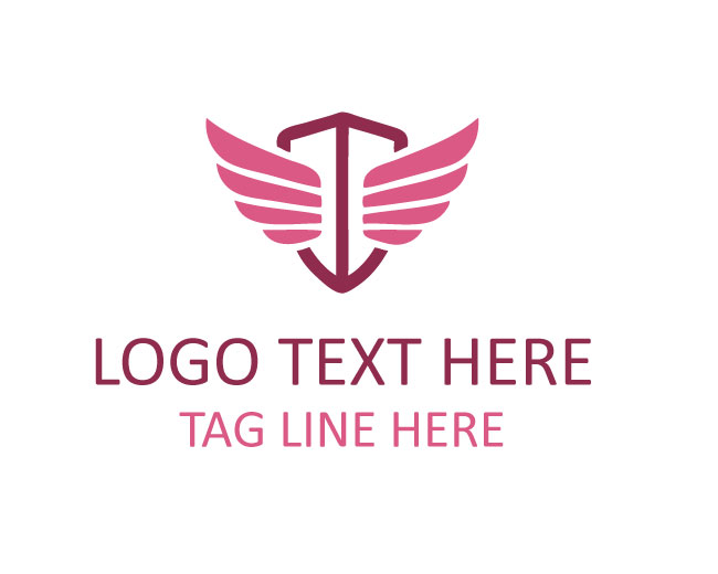 Angular Wings Shield Logo