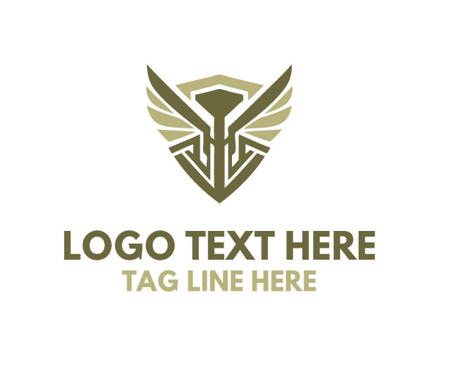 Sky Wings Shield Logo