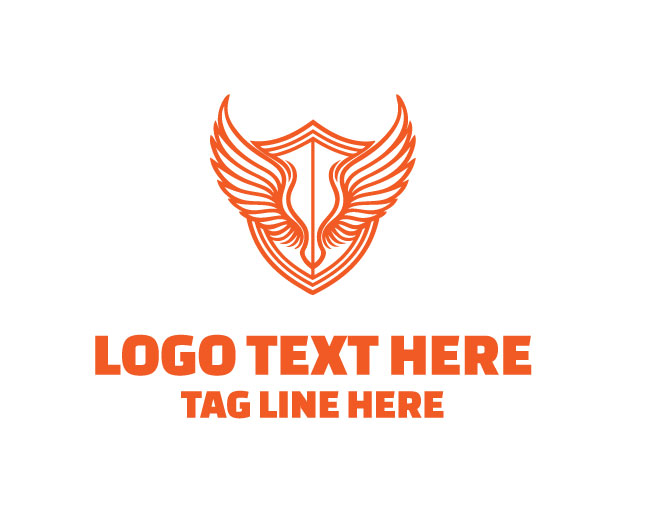 Protect Wings Shield Logo