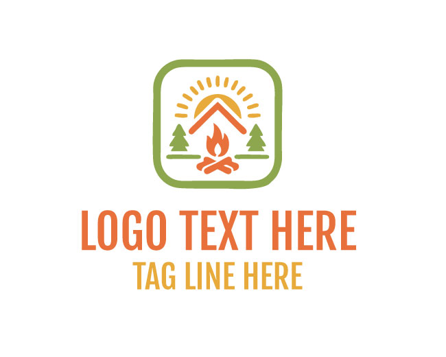 Survival Fire Badge Logo